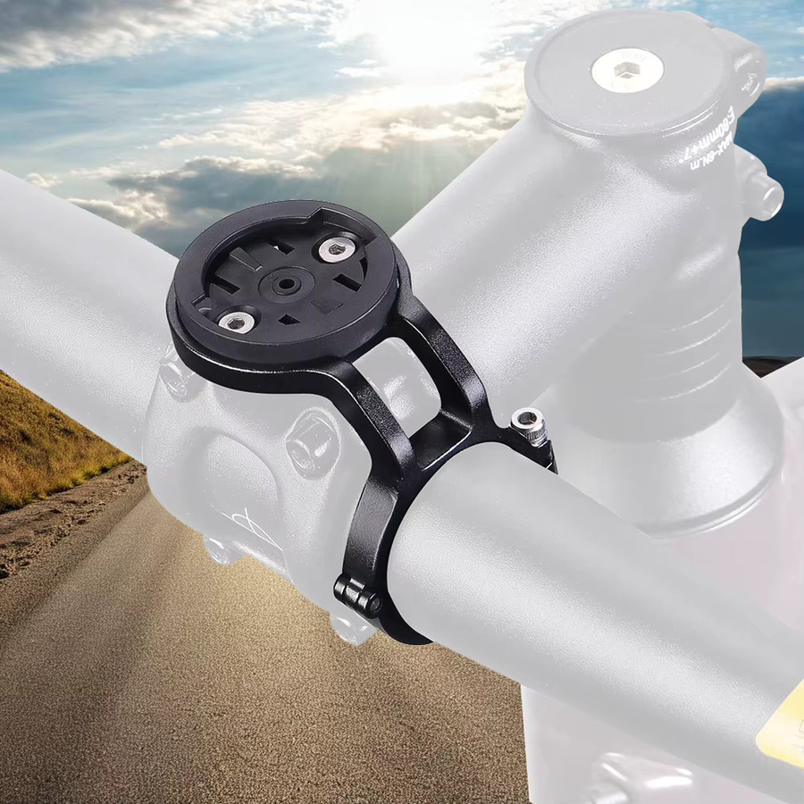 APWIKOGER MTB Fahrrad Code Meter Befestigungs Basis aus Aluminium Legierung in Schwarz für Garmin, Wahoo, Bryton, XOSS und iGPSPORT - Bild 3