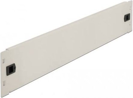 Delock 66632 Netzwerkschrank-Blindabdeckung 19 Zoll, 2 HE, Grau - Bild 1