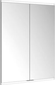 Keuco Spiegelschrank Royal Modular 2.0 in Weiß mit 2 Türen, 1 Schublade und 1 Doppellippenscharnier, B/H/T: 80 x 90 x 12 cm - Bild 1