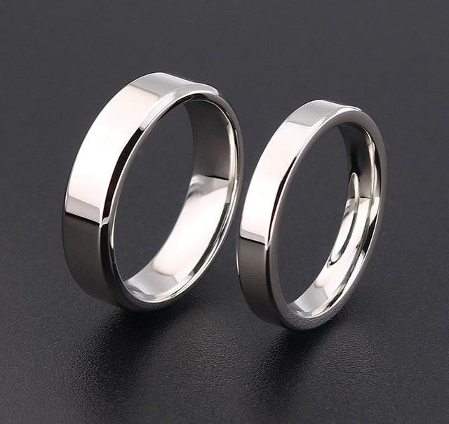 Edelstahlring, Silber, Unisex - Bild 1