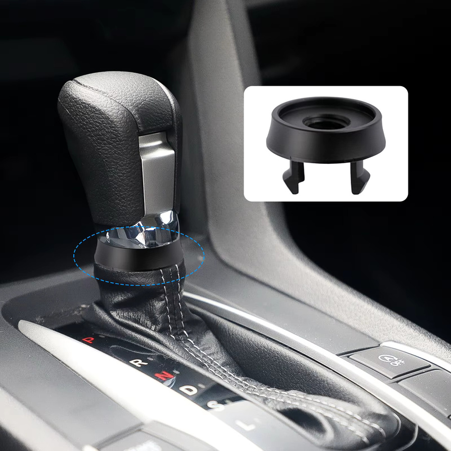 MINESPEED Schaltkopfbegrenzer Schalthebeladapter für Honda Civic 2015-2020 und Honda Fit 2014-2020, Schwarz - Bild 2