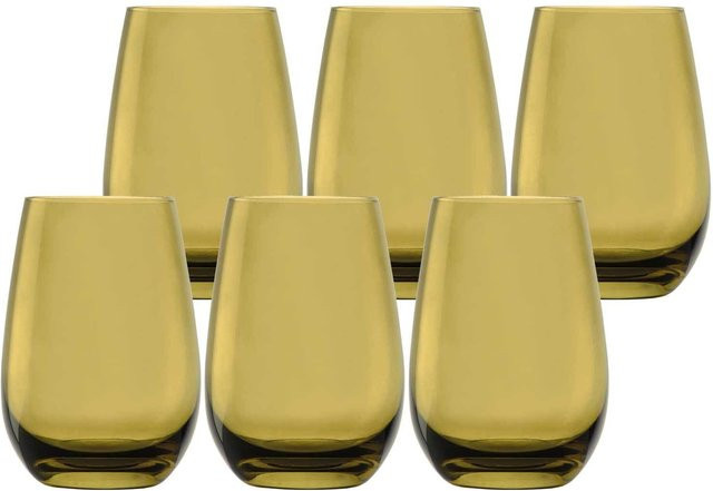 Stölzle Lausitz Tumbler Elements Gelb 6er Set 465 ml - Bild 1
