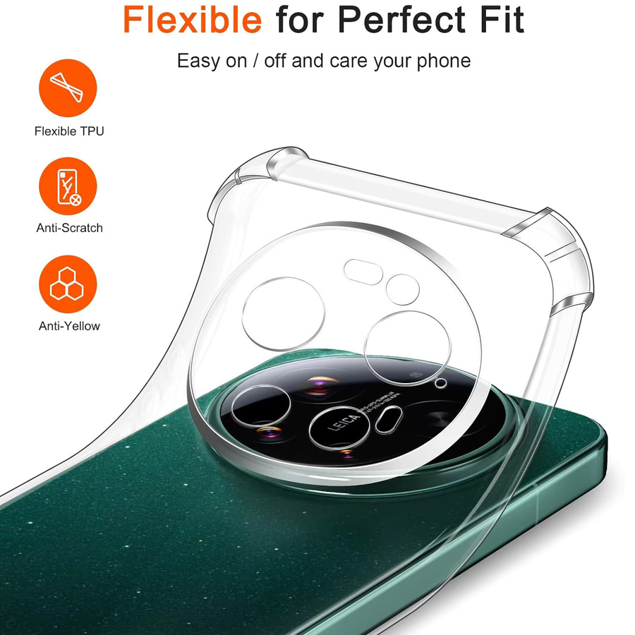 Transparente TPU-Schutzhülle für Xiaomi 17 Ultra 5G mit stoßfesten Ecken - Bild 4