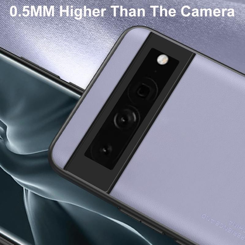 Stoßfeste und ultradünne PU-Lederhülle von SKIICAPA für Google Pixel 6 7 Pro 6A 5 4 XL 4A 5A 5G in Rot - Bild 3