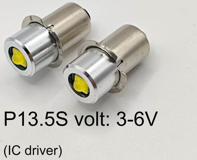 LED Ersatzbirne E10 für Taschenlampen und Notlicht in Kaltweiß - Bild 1