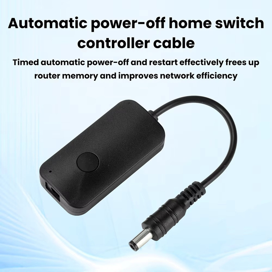 diymore DC 9-12V Router-Rebooter Modul zur automatischen zeitgesteuerten Router-Neustart-Steuerung mit Ausschalt- und Reset-Funktion in Schwarz - Bild 3