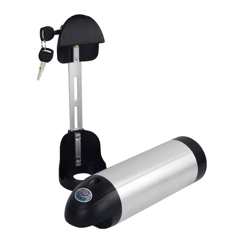 E-Bike Batterie 36V mit Side Release für City und Mountainbikes in Silber - Bild 6