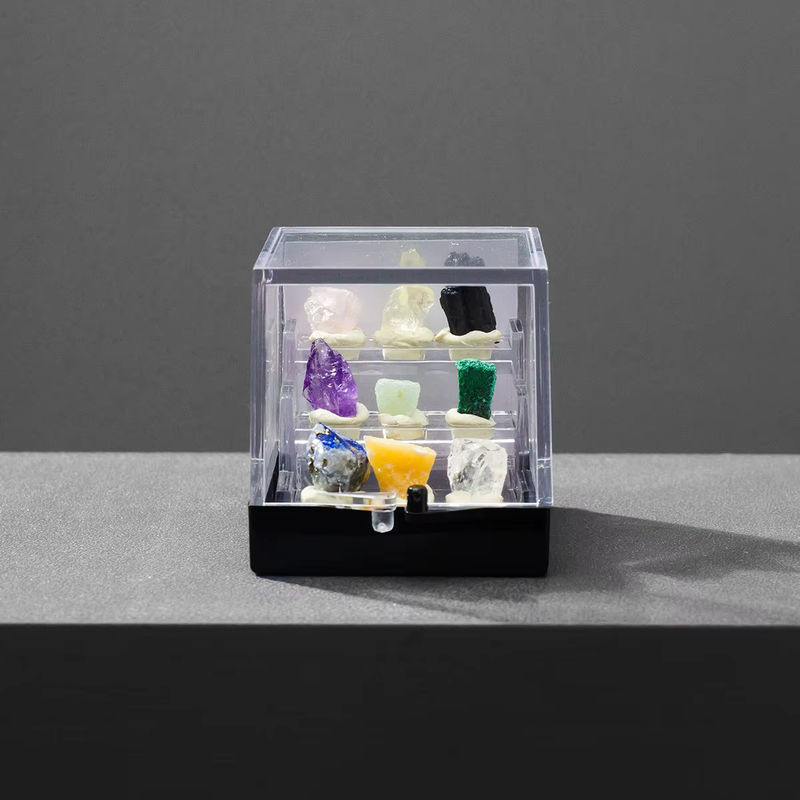 Runyangshi Natürliche Kristall Mini Rohsteine in Multicolor als Sammlerstück und Geschenkset - Bild 3