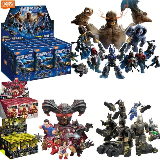 Blokees DC Marvel Hero Arkham Knight Batman Nightwing Red Hood Star Edition Serie Anime-Charaktere Batman Sammlerfiguren - Bild 1