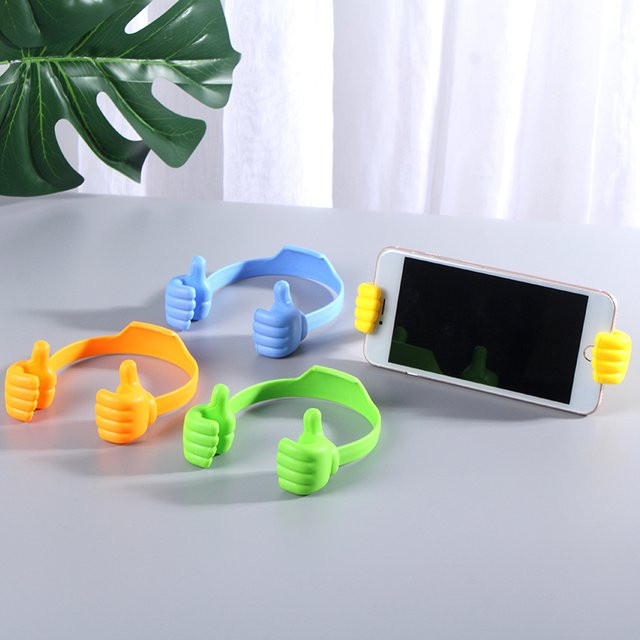 Verstellbarer Daumen-hoch Handyhalter aus Kunststoff von LS in Mehrfarben für dein iPhone - Bild 1