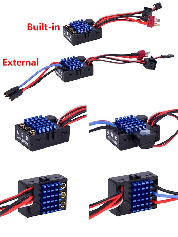 Wltoys Sensorloser Brushless ESC, Wasserdicht, 35A, mit 5V/2A BEC-Ausgang - Bild 3
