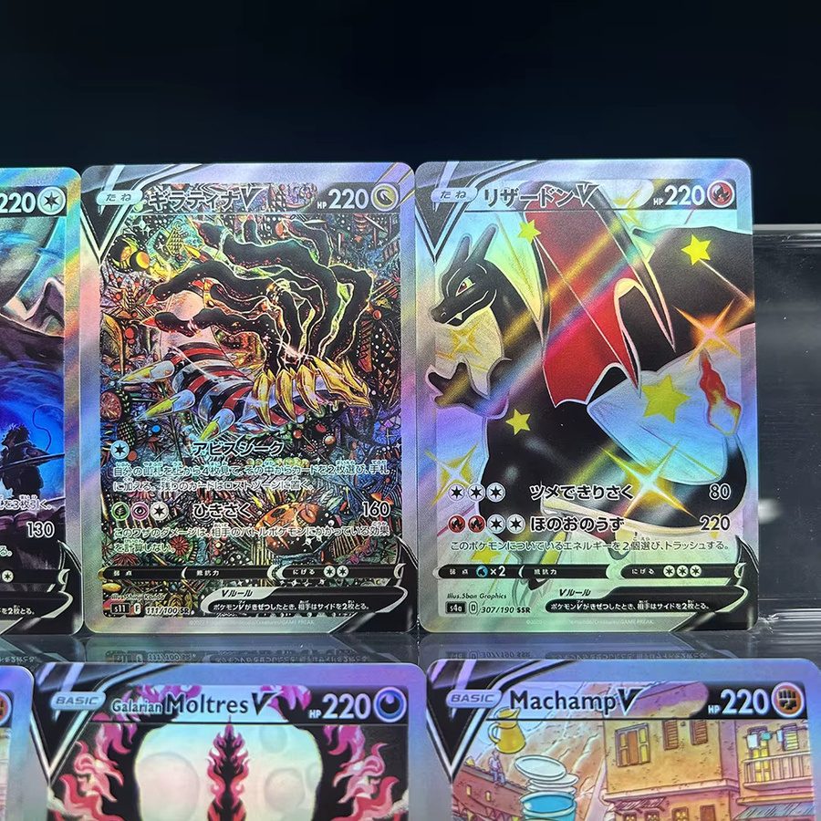 Keeppley Pokémon Sammelkarten, Charizard Machamp Galarianmoltres, Mehrfarbig - Bild 3