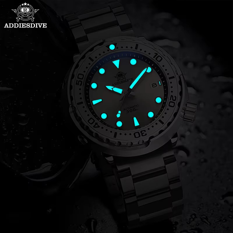 ADDIESDIVE Armbanduhr, Automatik, Edelstahl, Saphirglas, Herren - Bild 6