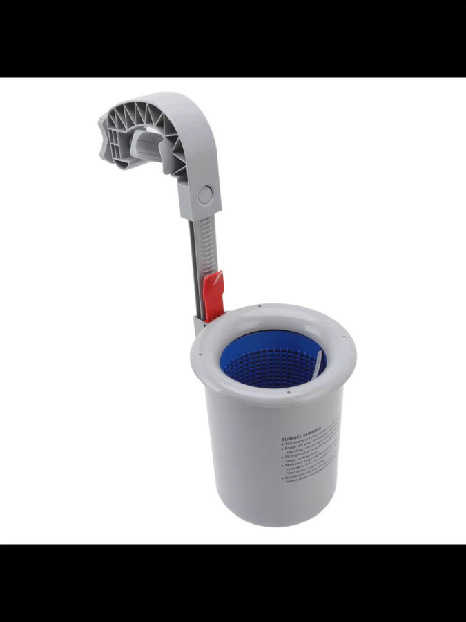 Automatischer Pool-Skimmer aus Kunststoff zur Wandmontage, grau - Bild 4