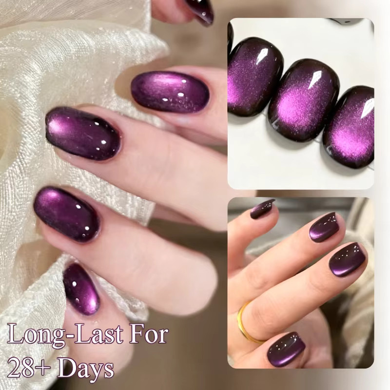 Mtssii Purple Cat Magnetic Gel Nagellack, Schimmernd, 10 ml - Bild 3