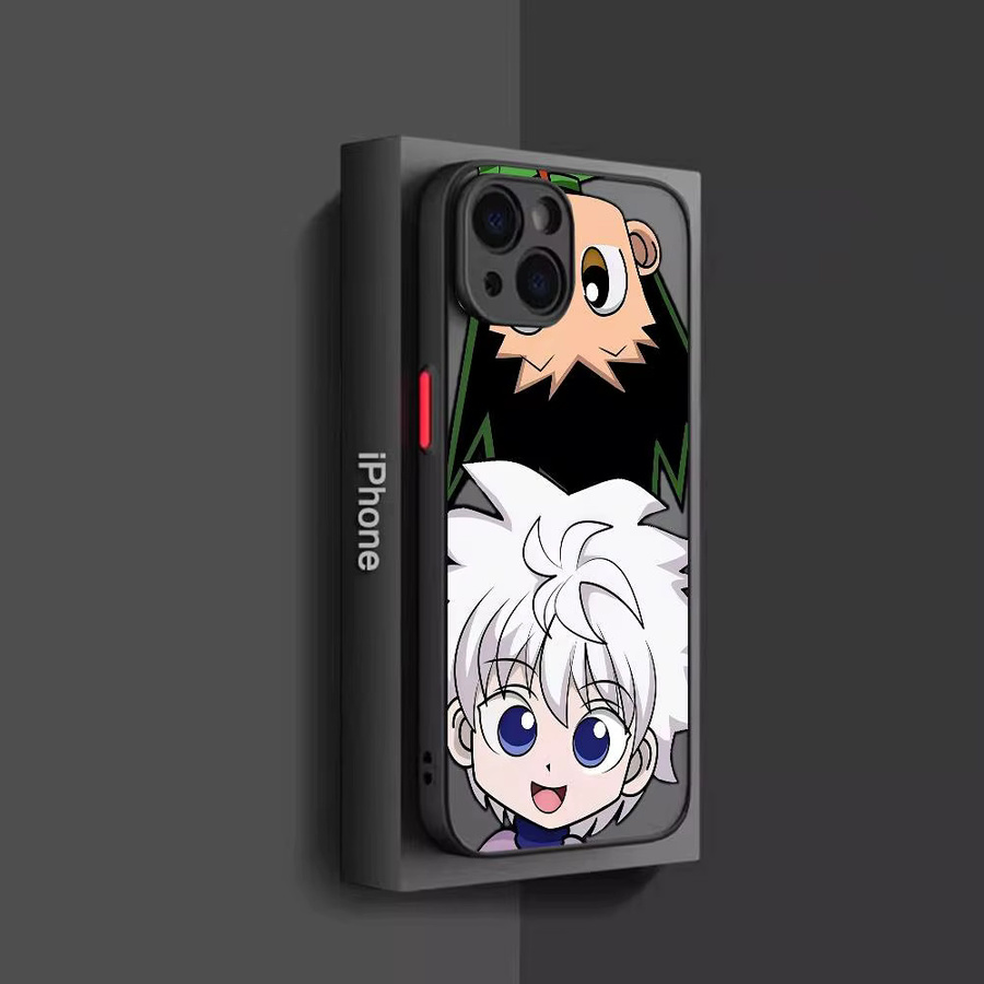 Anime Hunter x Hunter Handyhülle für iPhone 11 12 13 14 Pro Max und andere Modelle, durchscheinend matt, multicolor - Bild 2