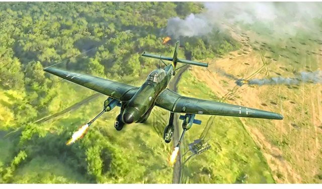 Italeri Junker Ju-87G-1 Stuka Kanonenvogel, Modellfahrzeug, 1:48 - Bild 1