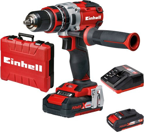 Einhell Power X-Change TP-CD 18 Li-i BL Akku-Schlagbohrschrauber 18 V in Rot/Schwarz inklusive 2 Akkus à 2,0 Ah - Bild 4
