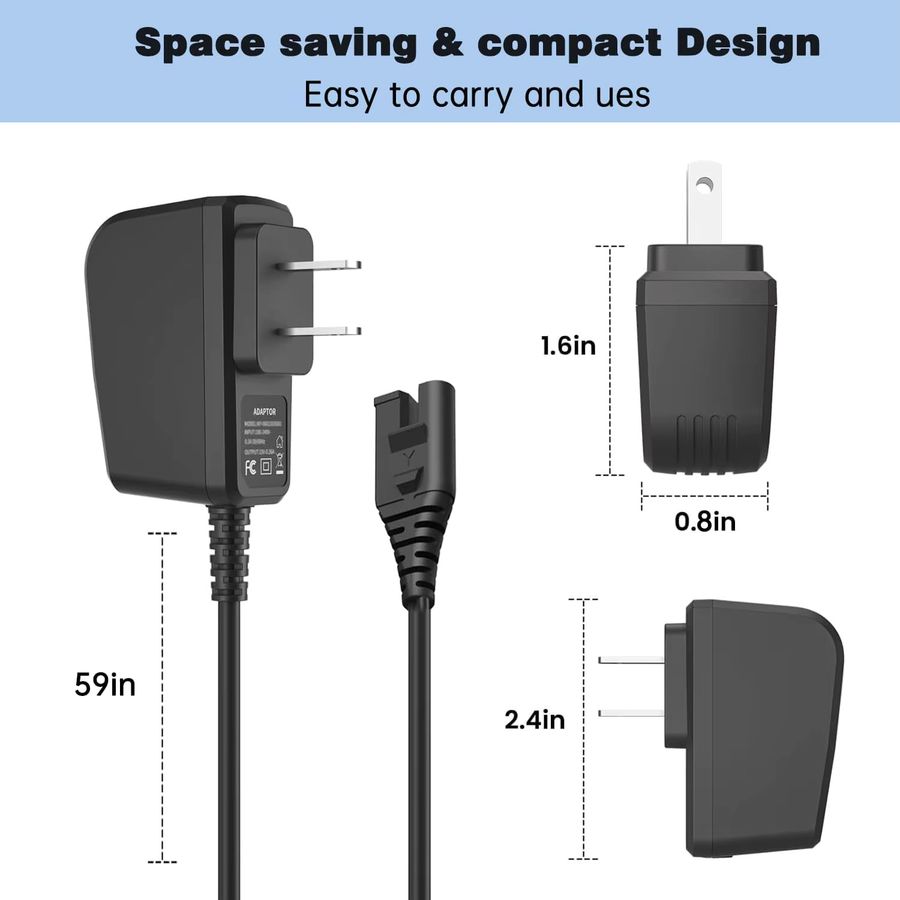 NUOLIANXIN 5V Ersatz-Ladekabel für Intex Handheld Pool Staubsauger 28620 28620E 28620EP CL1704 12269 Adapterstecker - Bild 3