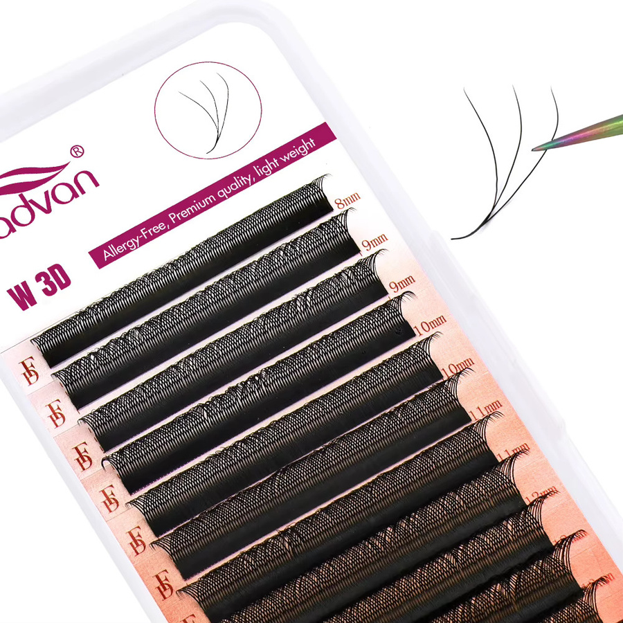 FADVAN W-Form Wimpernverlängerung, Black, Natürlich - Bild 3