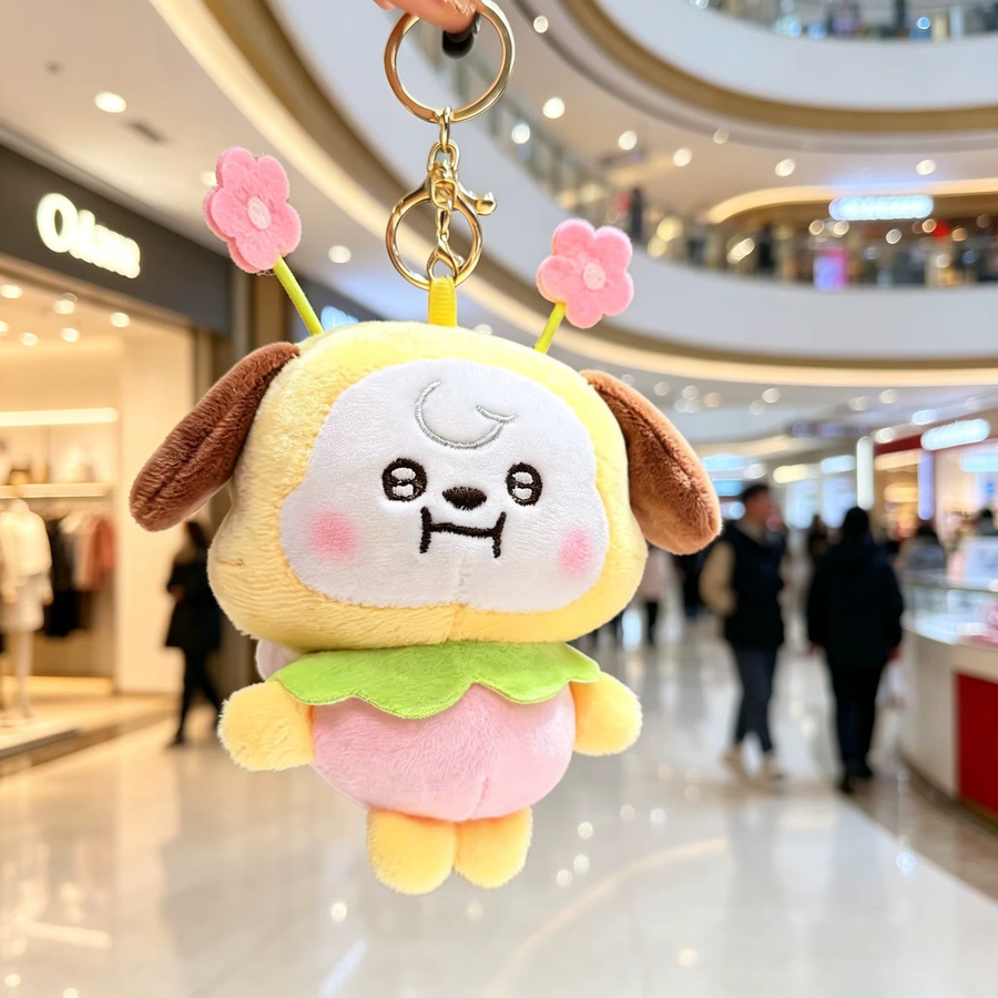 BT21 Chimmy Cooky Koya Shooky Tata Kreativer Anime-Schlüsselanhänger, Unisex - Bild 2