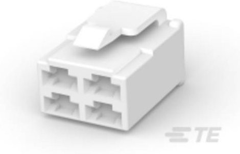 TE Connectivity 172134-1 Beutel aus Kunststoff in Weiß - Bild 1
