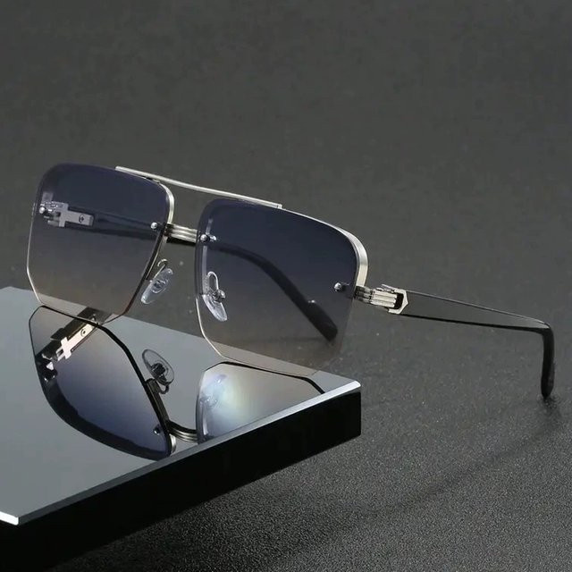 Hindfield Sonnenbrille Square, Unisex, black - Bild 1