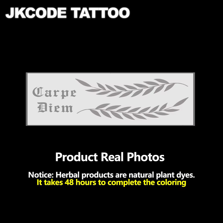 JKCODE TATTOO Mehndi-Design Temporäre Tattoos, Herren - Bild 4