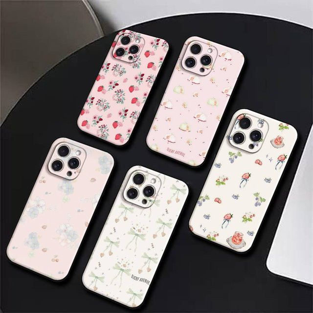 BerriesS Print Avenue Djerf Handyhülle für iPhone 11 bis 17 Pro Max in Schwarz - Bild 1