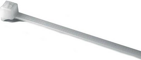 HellermannTyton Kabelbinder CTT20R-PA66-NA Natur, 100 Stück, Breite: 2,50 mm, Länge: 101,60 mm - Bild 1