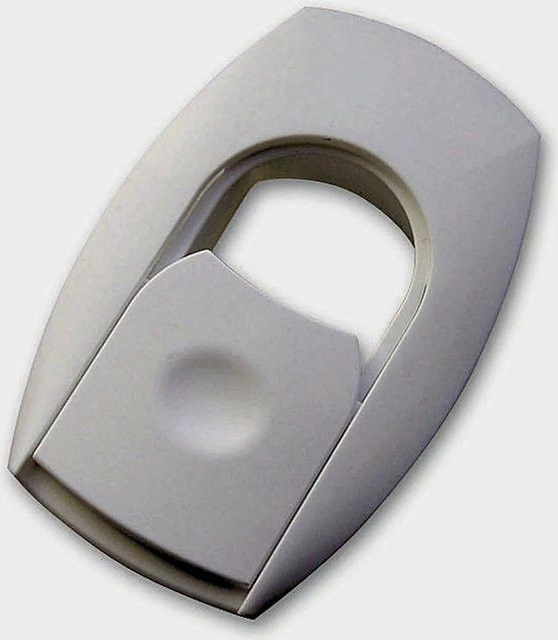 SO-TECH Kabeldurchlass mit Deckel aus Kunststoff in Weiß, B/T: 48 x 44 mm - Bild 1