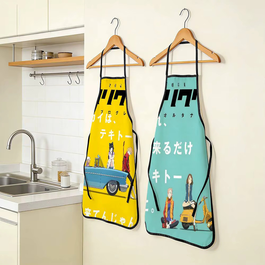 Unisex Latzschürze Anime F-Flcl Classic Movie für Erwachsene in Multicolour - Bild 2