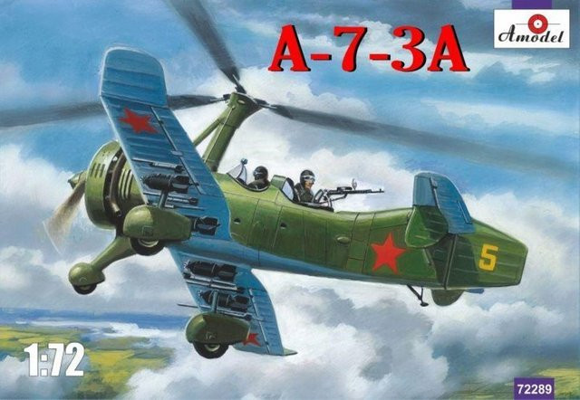 A-7-3A Soviet autogiro, Modellflugzeug, 1:72, Grün - Bild 1