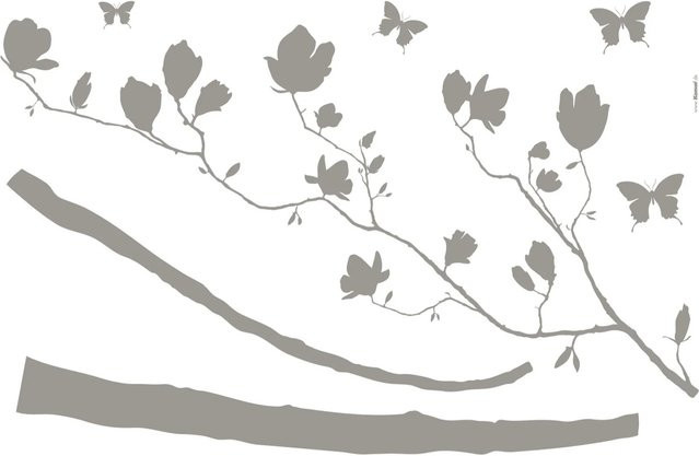 Komar Deko-Sticker Arabesque Selbstklebefolie bunt B: 100 cm, H: 70 cm - Bild 1