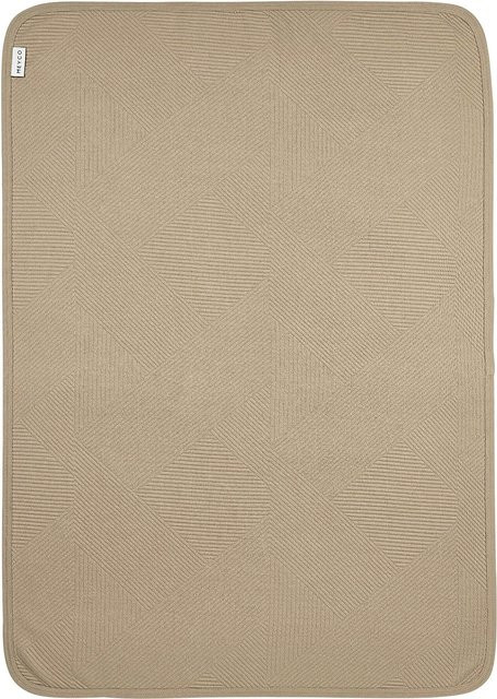 Meyco Baby Babydecke aus Baumwolle in Beige, B/T: 75 x 100 cm, 0.5 TOG - Bild 1