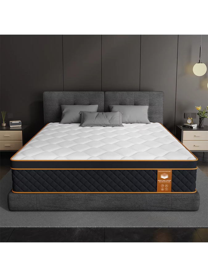 SKSBTF Hybrid Taschenfederkernmatratze mit Memory-Schaum und Schlafzonenstütze, Höhe: 25 cm, B/T: 90 x 200 cm - Bild 5
