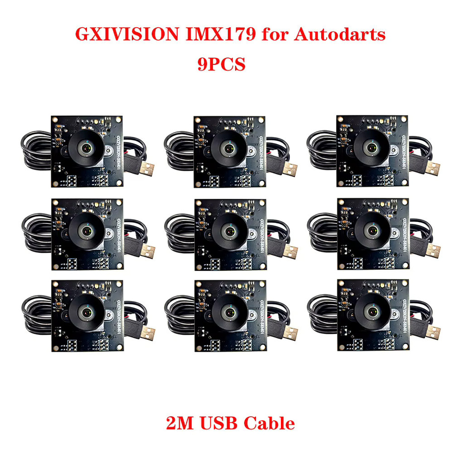 Autodarts GXIVISION IMX179 8MP Kameramodul mit 100 Grad Sichtfeld in Schwarz für das Autodarts IO Punktezählsystem - Bild 4