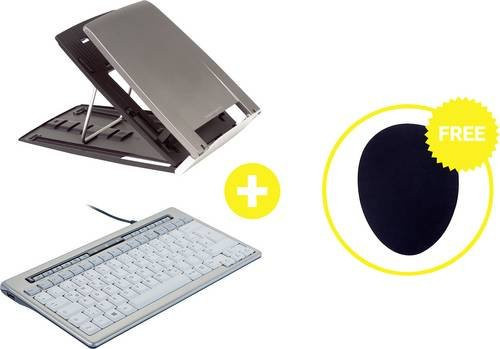 BakkerElkhuizen Homeworking Box Essential Home Office-Set in Grau - Bild 1