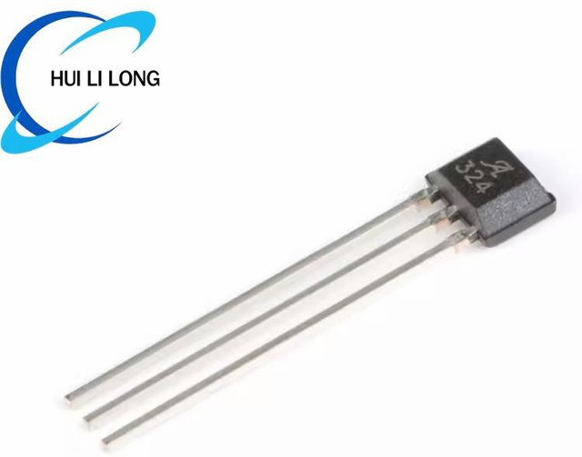 A1324LUA-T SIP-3 Hall-Effekt-Sensor Low Noise Linear mit Analogausgang in Schwarz - Bild 1