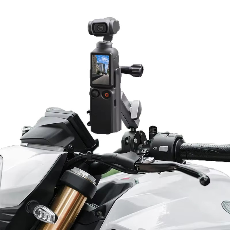 Gimbal Adapter Rahmen für DJI Osmo Pocket 3, Pocket 2, Pocket 1 und GoPro Action Kameras zur Befestigung am Mountainbike oder Motorrad - Bild 2