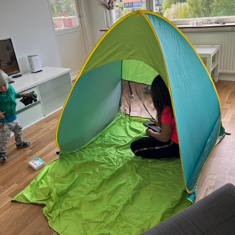 Binchi Outdoor Faltbares Strandzelt für Kinder und Familien, ultraleicht und vollautomatisch, Blau, B/T/H: 150 x 165 x 110 cm - Bild 2