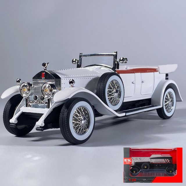 Linyi toy car Rolls Royce Phantom I 1925, Modellauto, 1:24, Metall, ab 14 Jahren - Bild 1