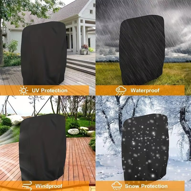 Schutzhülle für Gartenklappstühle und Sessel, Schwarz - Bild 3