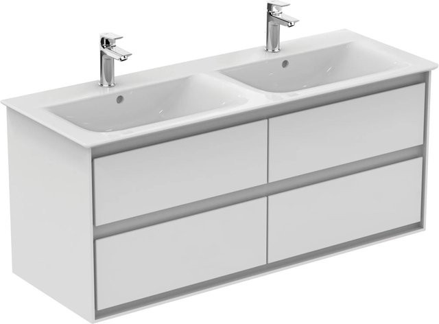Ideal Standard Doppel-WT-Unterschrank Connect Air in Weiß matt, Breite: 120 cm, Tiefe: 51,7 cm - Bild 1