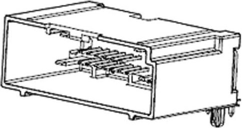 Molex Buchsengehäuse-Kabel 2 Reihen in Grau 307005240 Tray - Bild 1