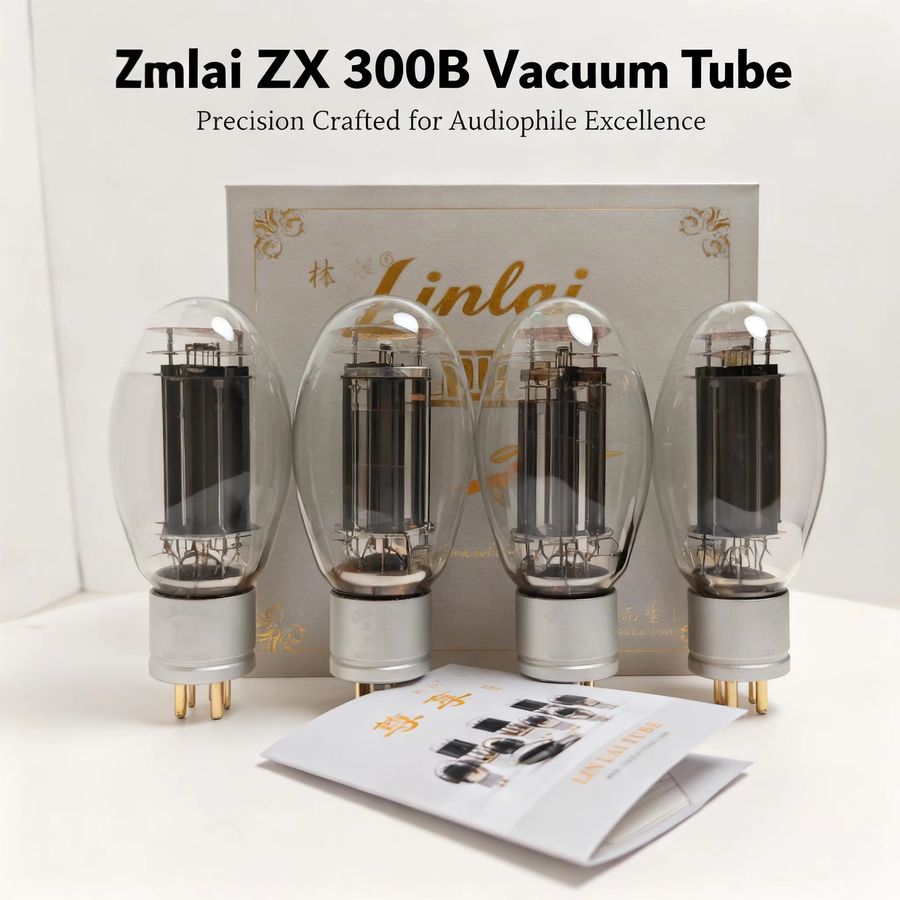 LGBOZI ZX 300B Vakuumröhre für Audio Elektronik, Präzisionsabgestimmte Direkte Generation 300B/300B-N/300BT, 4er Set - Bild 2
