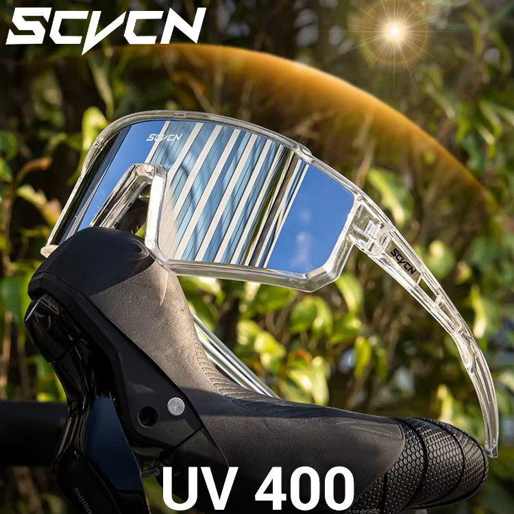 SCVCN Sonnenbrille, Unisex, Vollrand, Kunststoff, Wrap - Bild 2