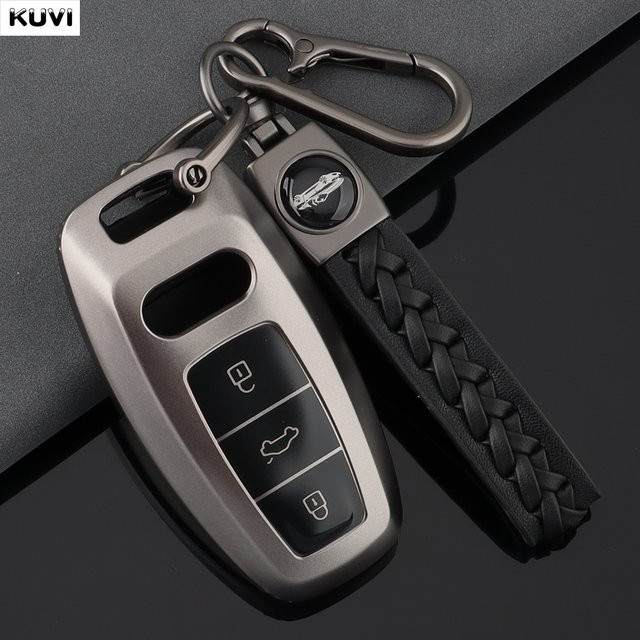 Kuvi TPU Smart-Key-Hülle für Audi A3 A4 B9 A6 C8 A7 S7 4K A8 D5 S8 Q7 Q8 SQ8 E-tron - Bild 1