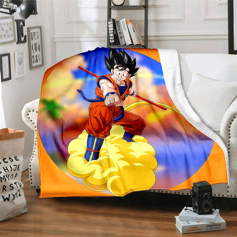 Son Goku Flanellndecke multicolor B/B: 80 cm, L: 120 cm - Bild 2