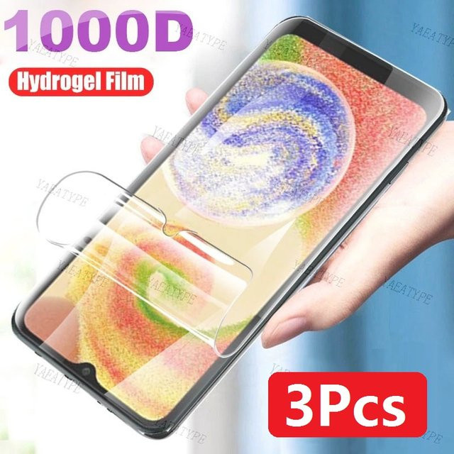 3er-Pack HD Hydrogel Schutzfolie für Samsung Galaxy A-Serie (A10S, A12, A15, A16, A20, A25, A26, A30, A31, A35, A36, A41, A50, A53, A56, M14, A53 5G) transparent - Bild 1